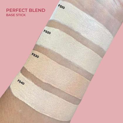 Imagem de Base Stick Ruby Rose Perfect Blend Em Bastão Cremosa Acabamento Natural