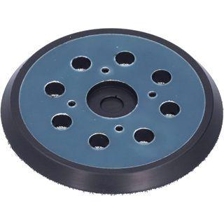 Imagem de base suporte 125mm p/  5 pol. lixadeira 8 furos disco tiras autocolantes compativel makita e dewalt