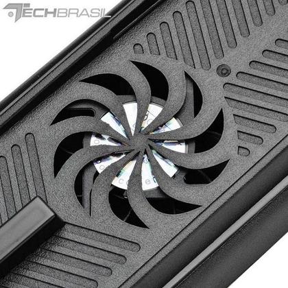 Imagem de Base Suporte 2 Cooler Compatível Com PlayStation 4 Fat Carregador 3 USB PS4