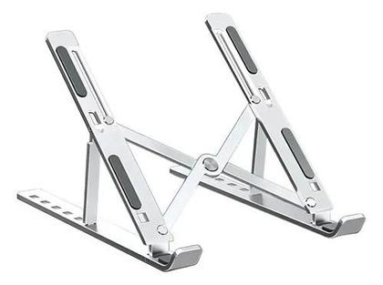 Imagem de Base Suporte Alumínio Portátil Mesa Para Pc Notebook Cor Prateado