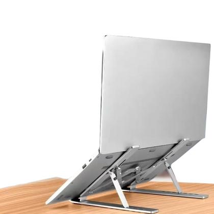 Imagem de Base Suporte Ergonômico Dobrável P/ Notebook e Tablet