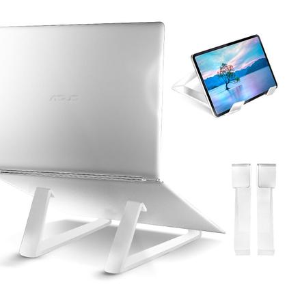 Imagem de Base Suporte Ergonômico Notebook Tablet Apoio Mesa Universal