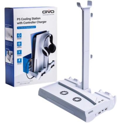 Imagem de Base Suporte para PS5 com Refrigeração e Carregador de Controles