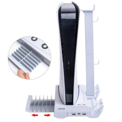 Imagem de Base Suporte para PS5 com Refrigeração e Carregador de Controles
