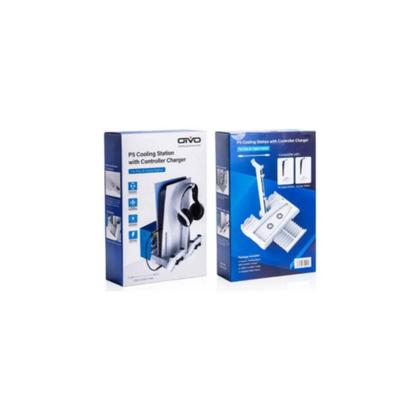 Imagem de Base Suporte Refrigeração Oivo Ps5 Com Estação De Carregador