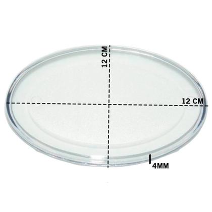 Imagem de Bases Acrilica 50 14x8 Oval + 50 18x10 Oval +10 Redonda 12cm