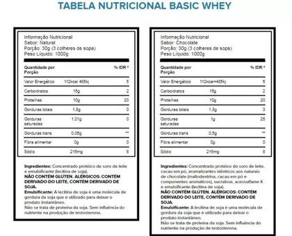 Imagem de Basic Whey Protein 1kg Growth Supplements Natural