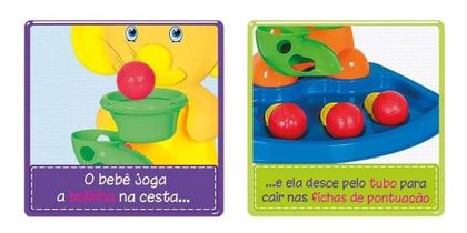 Imagem de Basquete Infantil Elefantinho Play Time Colorido Cotiplás
