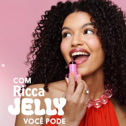 Imagem de Bastão 3 em 1 Batom Blush e Sombra Jelly Tint Cor Vinho 5g Ricca