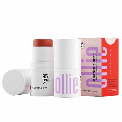Imagem de Bastão 3 em 1 Ollie - Blush Batom e Sombra FPS 95
