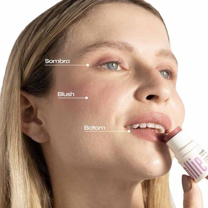 Imagem de Bastão 3 em 1 Ollie - Blush Batom e Sombra FPS 95