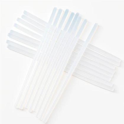 Imagem de Bastão Cola Quente 30 cm Refil 1KG Transparente 7mm e 11mm Papelaria