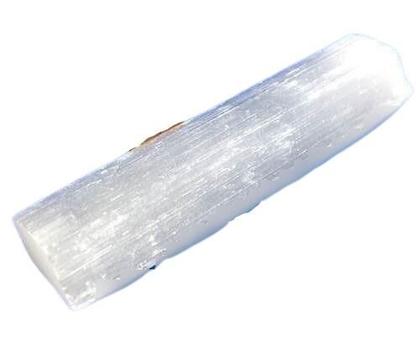 Imagem de Bastão de Selenita Médio 12 a 14 cm - Cristal Natural para Práticas Holísticas e Energia Espiritual - ATACADO