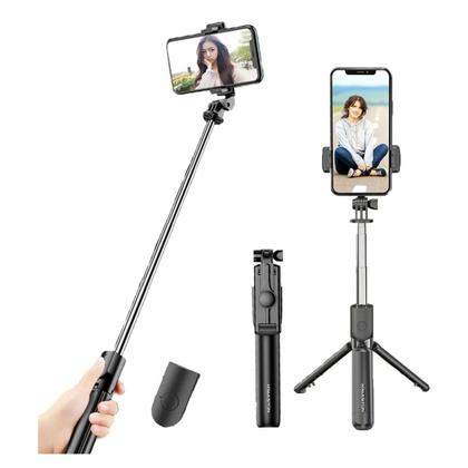 Imagem de Bastão De Selfie Com Suporte Reforçado E Pegada Confortável