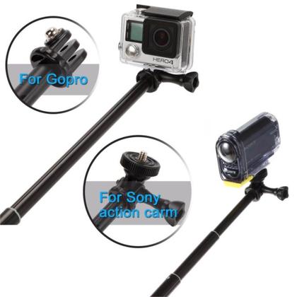 Imagem de Bastão Extensor Para GoPro e Câmeras com Encaixe 1/4 Polegadas