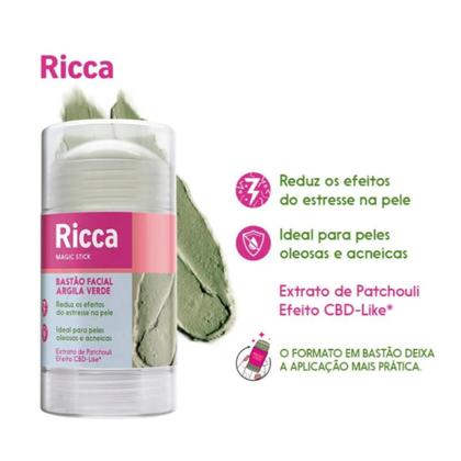 Imagem de Bastão Facial Argila Verde Ricca 30g