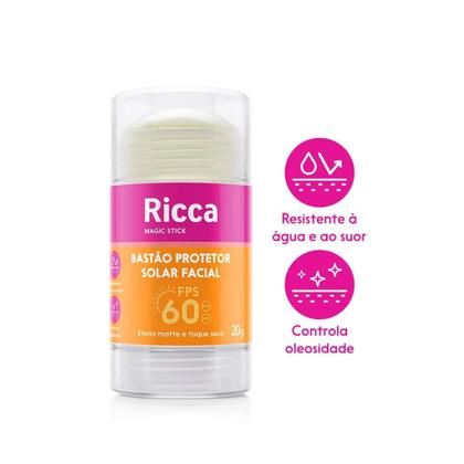 Imagem de Bastao Facial Protetor Solar FPS60 Ricca