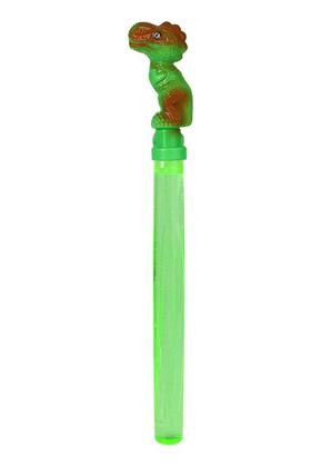 Imagem de Bastão Faz Bolha Sabão Dinossaura Coloridos Brinquedo 37cm