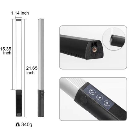 Imagem de Bastão Led Rgb Luxceo Q508 Profissional Com Controle Remoto Cor Da Estrutura Preto 110v 220v