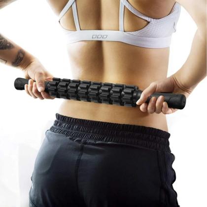 Imagem de Bastao Massageador Liberacao Miofascial Alivio Tensao Pilates Yoga Foam Roller Rolo Stick Fisioterapia Corpo Massagem