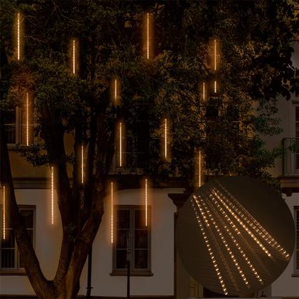 Imagem de Bastão Meteoro Snowfall Transparente Bivolt Branco Quente