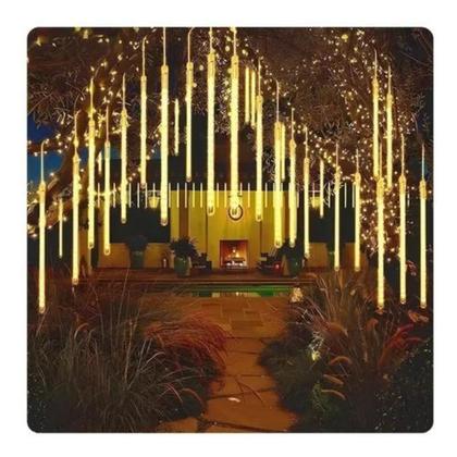 Imagem de Bastão Meteoro Snowfall Transparente Bivolt Branco Quente