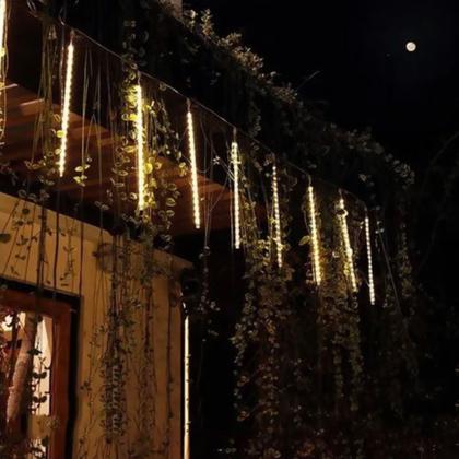 Imagem de Bastão Meteoro Snowfall Transparente Bivolt Branco Quente