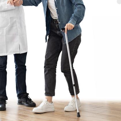 Imagem de Bastão Ortopédico de Alumínio Reforçado 150 kg TFOX - Indaiá