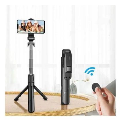 Imagem de Bastão Pau de Selfie Bluetooth Retrátil suporte tripe para celular