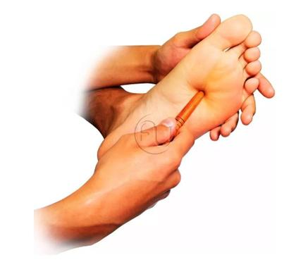Imagem de Bastão Reflexologia Podal Original Reflexoterapia Madeira
