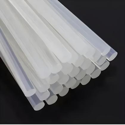 Imagem de Bastão Transparente de Cola Quente Rendicolla Refil Fino 7,5 Mm X 30 Cm 2kg