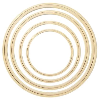 Imagem de Bastidor De Madeira ( Bambu)  Sem Tarracha para Bordar - Unidade