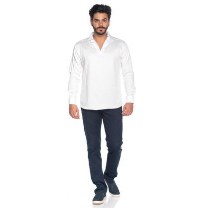 Imagem de Bata Teodoro ML Masculina Algodão Santorini Casual Conforto
