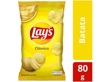 Imagem de Batata Clássica Lays Pacote 80g