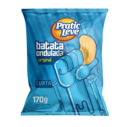 Imagem de Batata Frita Ondulada Pratic Leve 170g 