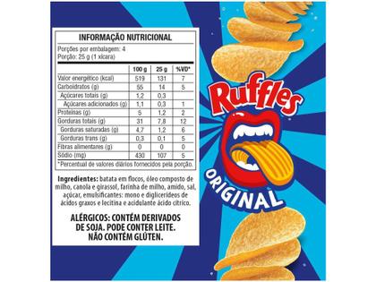 Imagem de Batata Ruffles Tira Onda Elma Chips Original 100g
