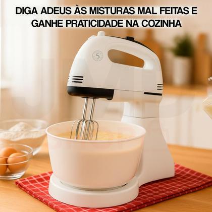 Imagem de Batedeira 2,5L 300W 5 Velocidades Tigela Estável 110V 220V