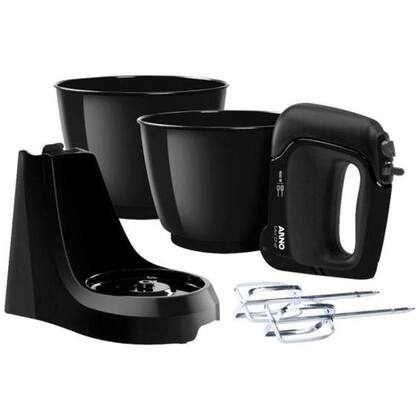 Imagem de Batedeira Arno Mini Chef HM11 Preta 220V
