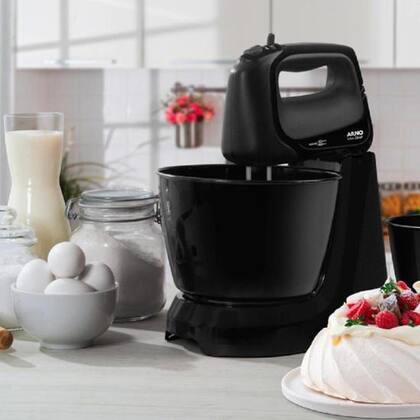 Imagem de Batedeira Arno Mini Chef HM11 Preta 220V