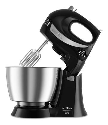 Imagem de Batedeira Britânia Diamante Inox Turbo Duo 4,3l 550w Cor Preto