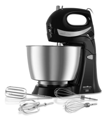 Imagem de Batedeira Britânia Diamante Inox Turbo Duo 4,3l 550w Cor Preto