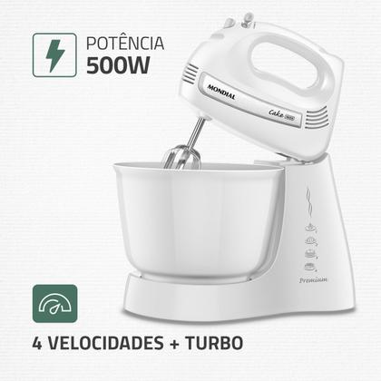 Imagem de Batedeira Cake Premium Mondial 500W - B-50-W
