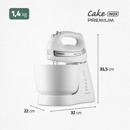 Imagem de Batedeira Cake Premium Mondial 500W - B-50-W