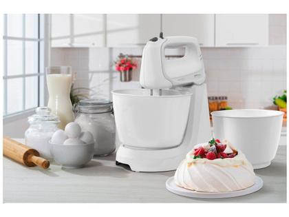 Imagem de Batedeira Elétrica Arno Mini Chef 4 Litros 2 Tigelas HM10 400W Branca