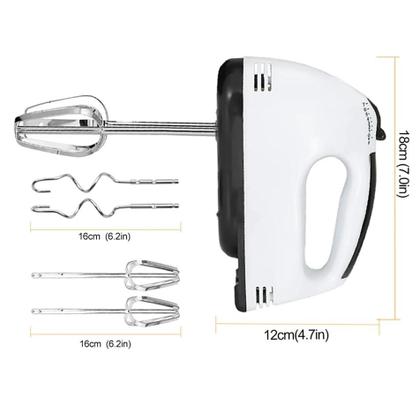 Imagem de Batedeira elétrica de 7 velocidades, batedor de ovos, bolo, batedor, liquidificador, cozinha, batedor de ovos, misturado