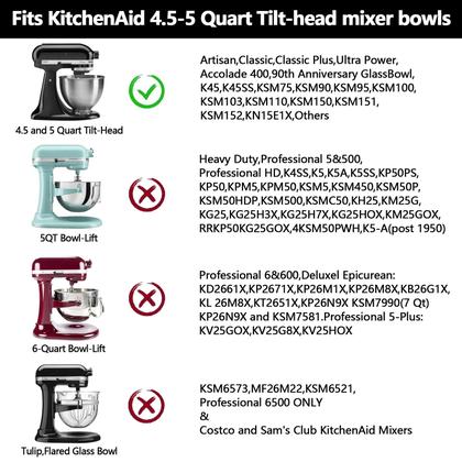 Imagem de Batedeira Flex Edge Beater KitchenAid 4.5/5 QT Tilt Head