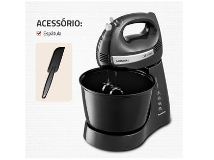 Imagem de Batedeira Mondial Preta 500W Premium