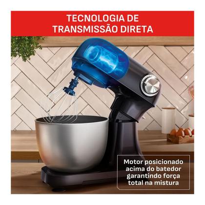 Imagem de Batedeira Planetária Arno Bake Easy KM10 Preto 220V