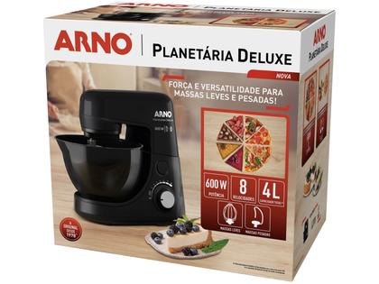 Imagem de Batedeira Planetária Arno Preta 600W Deluxe - SX34 8 Velocidades