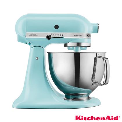 Imagem de Batedeira Planetária Artisan KitchenAid Stand Mixer com 10 Velocidades e 03 Batedores Mineral Water
